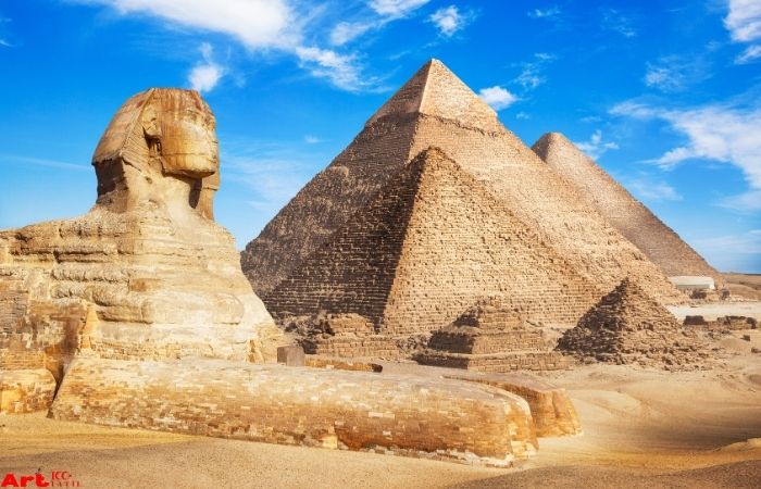 giza piramitleri sfenks